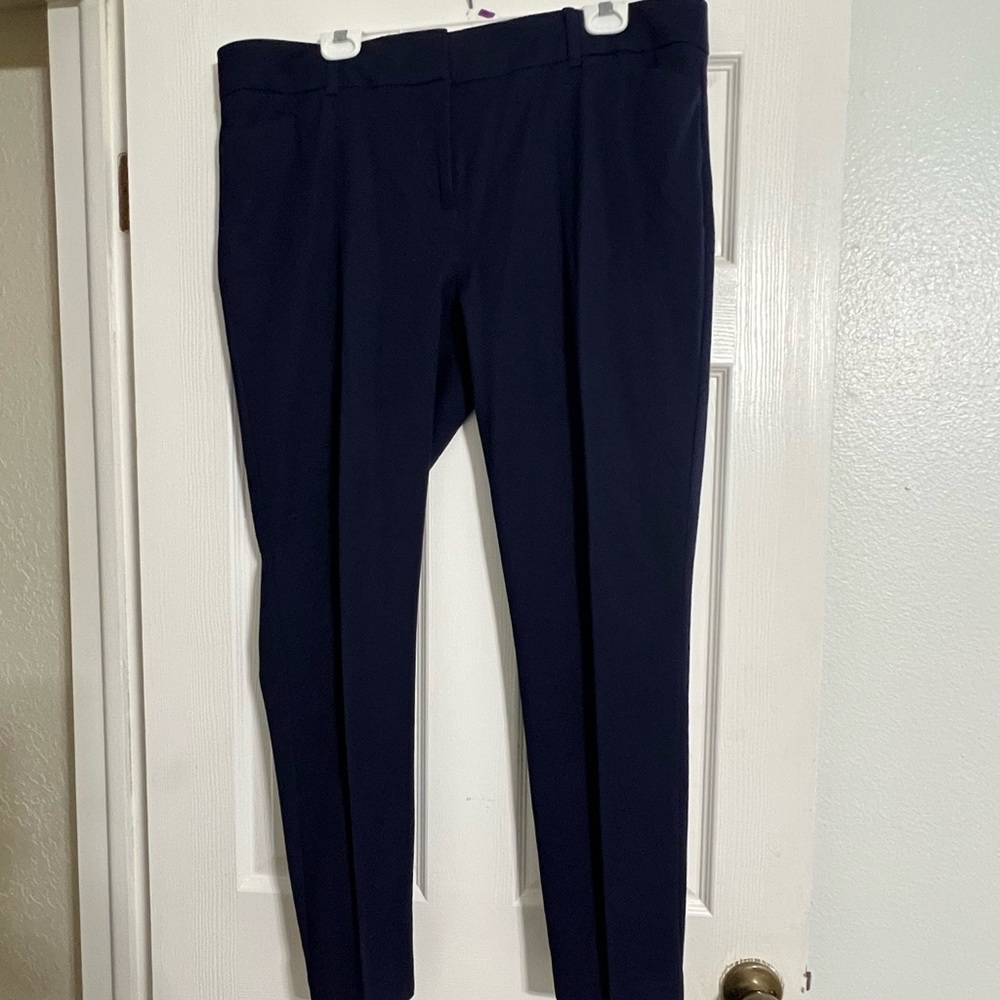 Navy blue pants. Almost new.